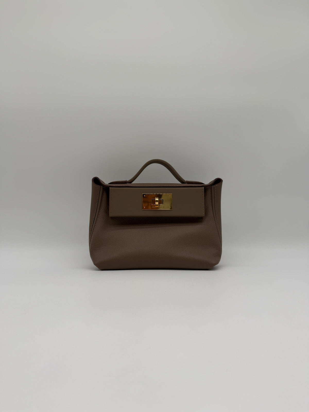 Hermès 24/24 - 21 Etoupe Evercolor/Swift Gold Hardware