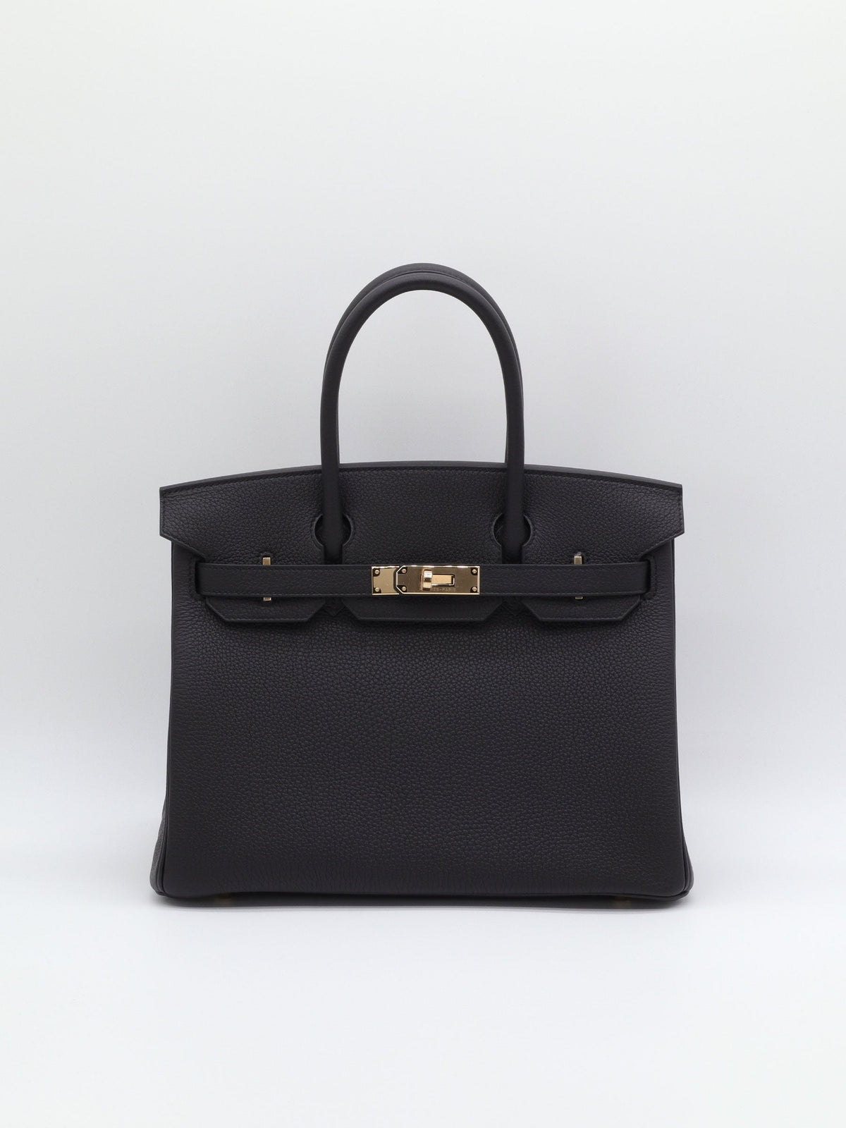 Hermès Birkin 30 Black Togo Permabrass Hardware
