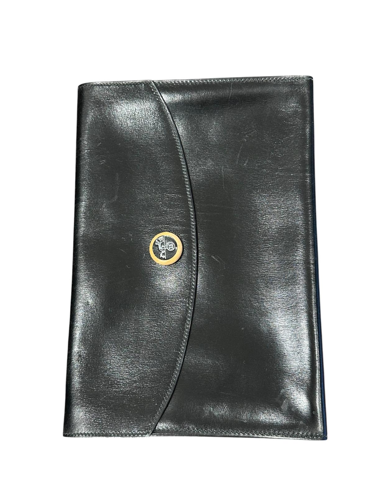 Hermes Vintage Black Pouch