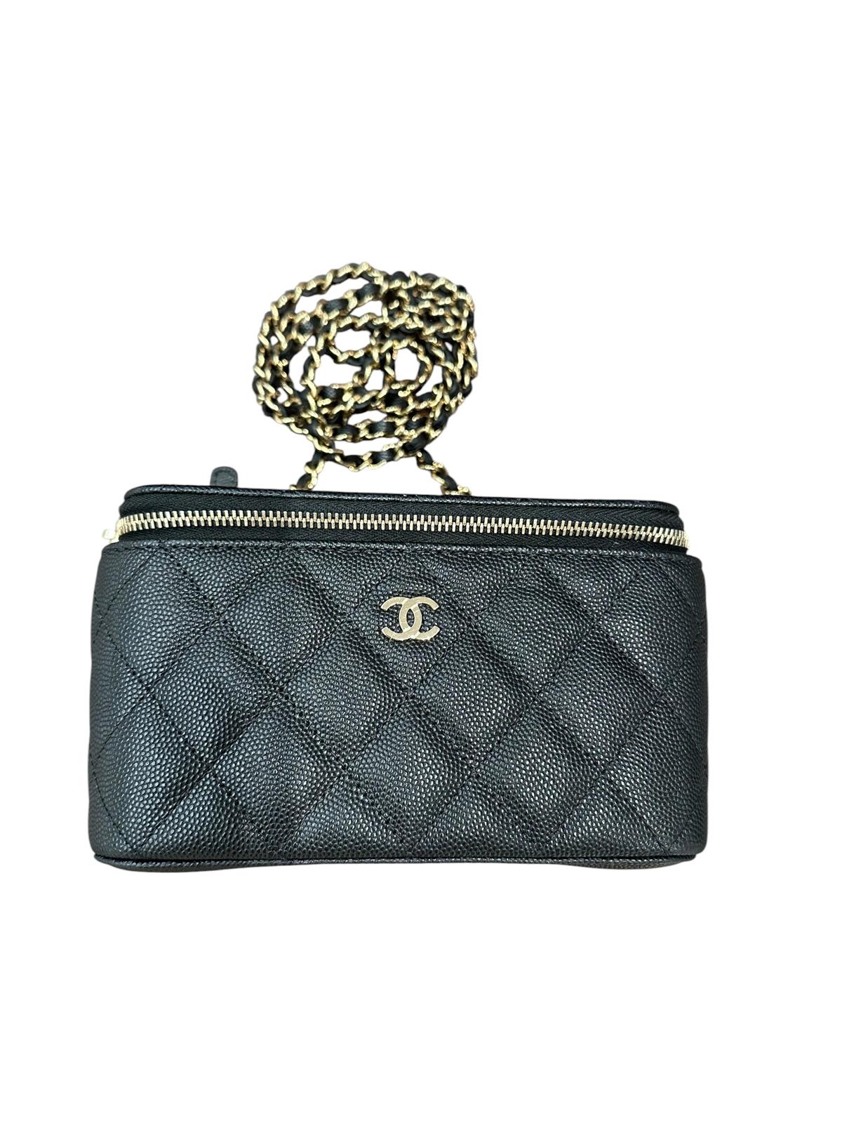 Chanel Black Vanity Caviar Leather with GHW