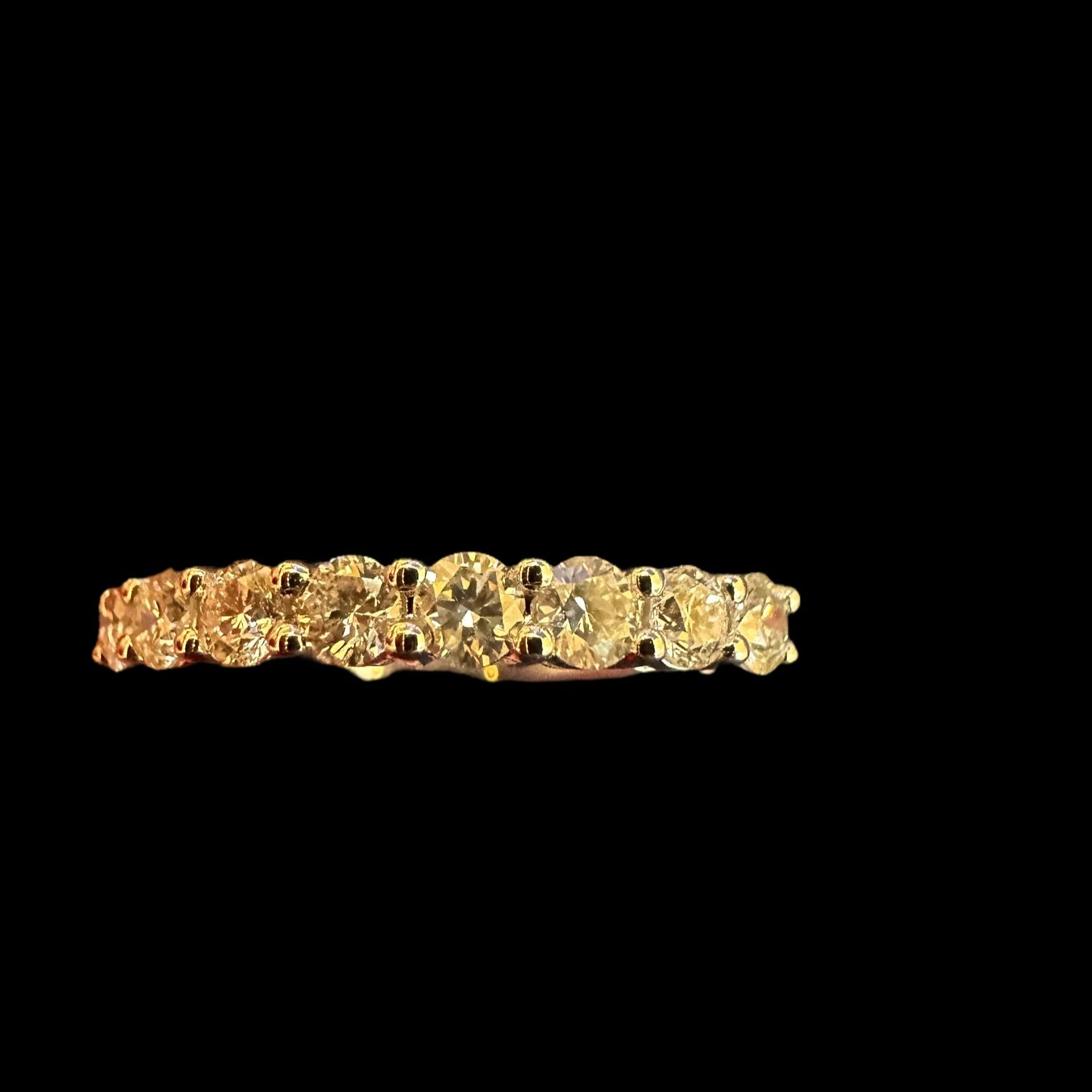 0.50ct Eternity Ring with Round Diamonds set in 18K Yellow Gold