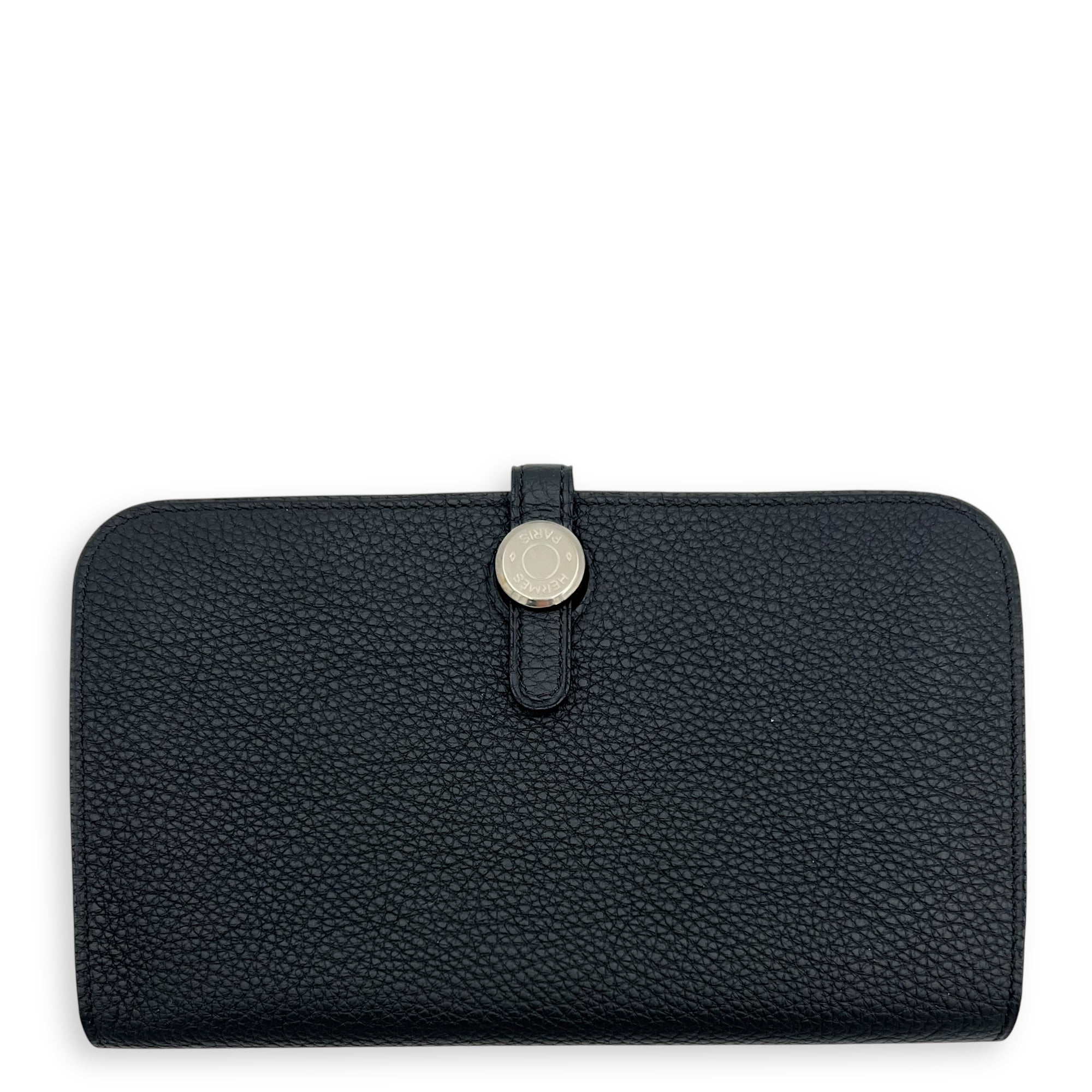 Hermès Dogon Duo Black in Clemence, Palladium hardware S2508-007329TT
