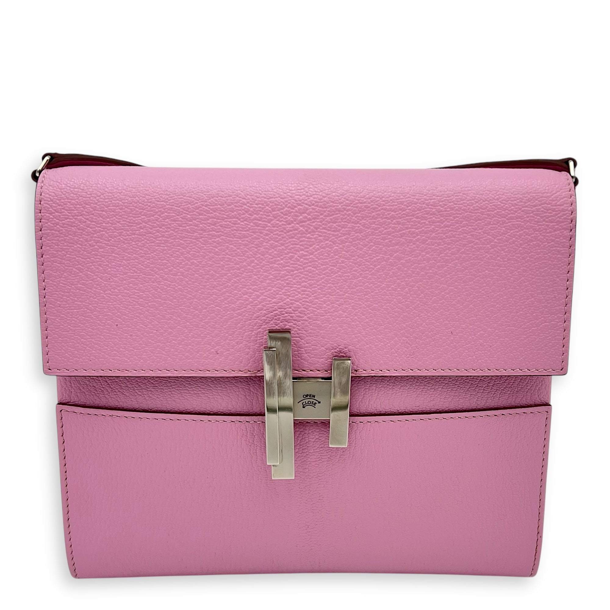 Hermès Cinhetic To Go Mauve Sylvestre Shoulder Bag in Epsom, Palladium hardware S2509-007810AN