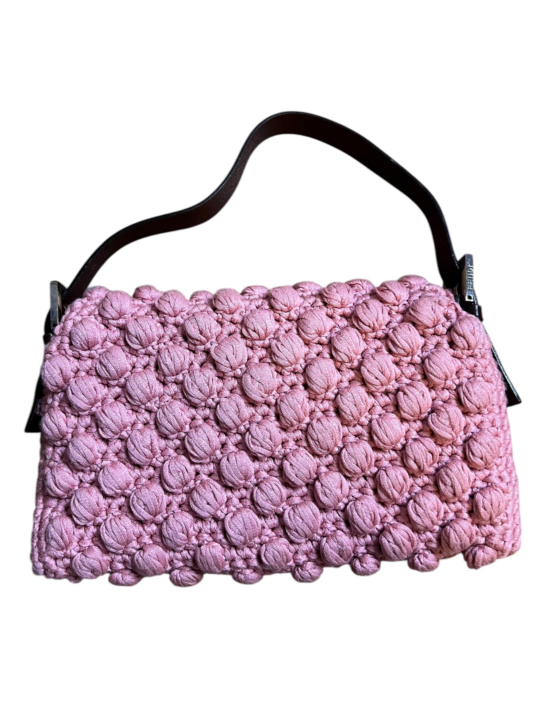 Fendi Knit Baguette Pink  DXBS0564