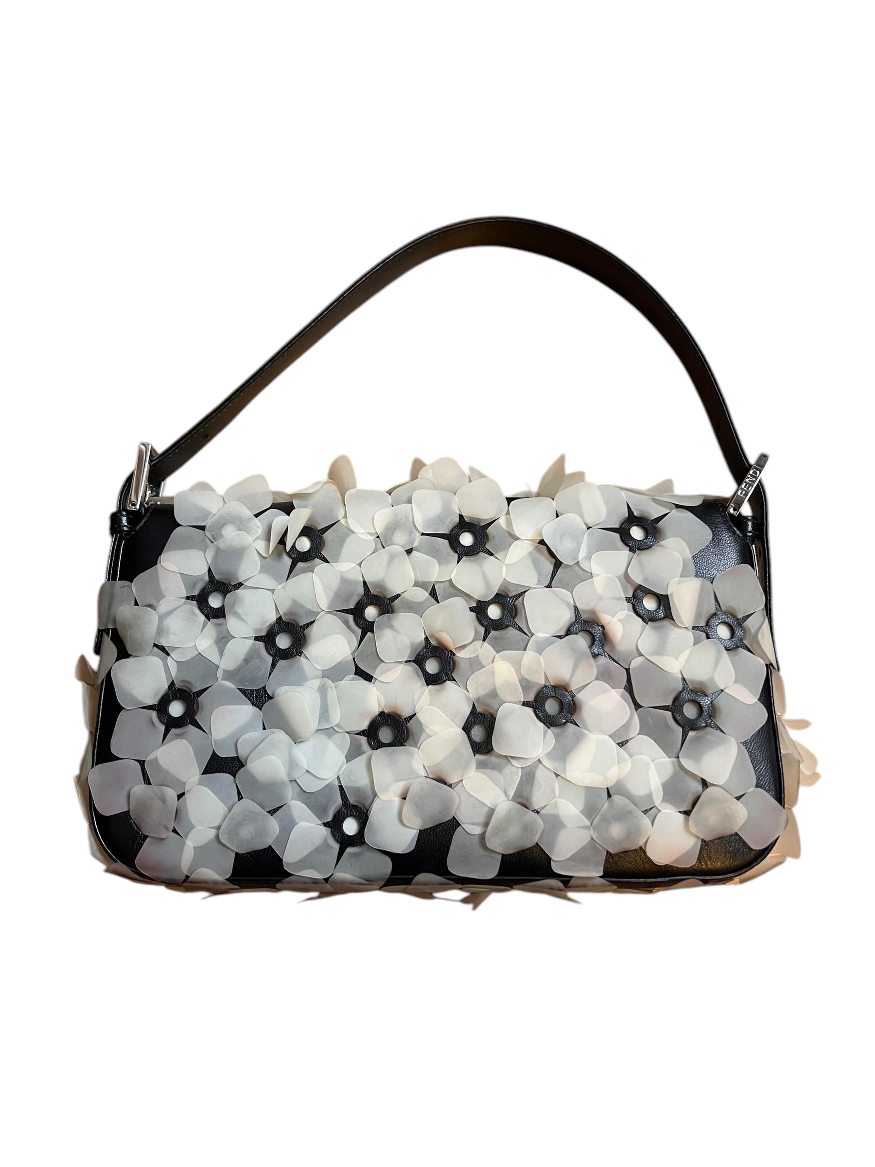 Fendi Floral Applique Baguette DXBK0255