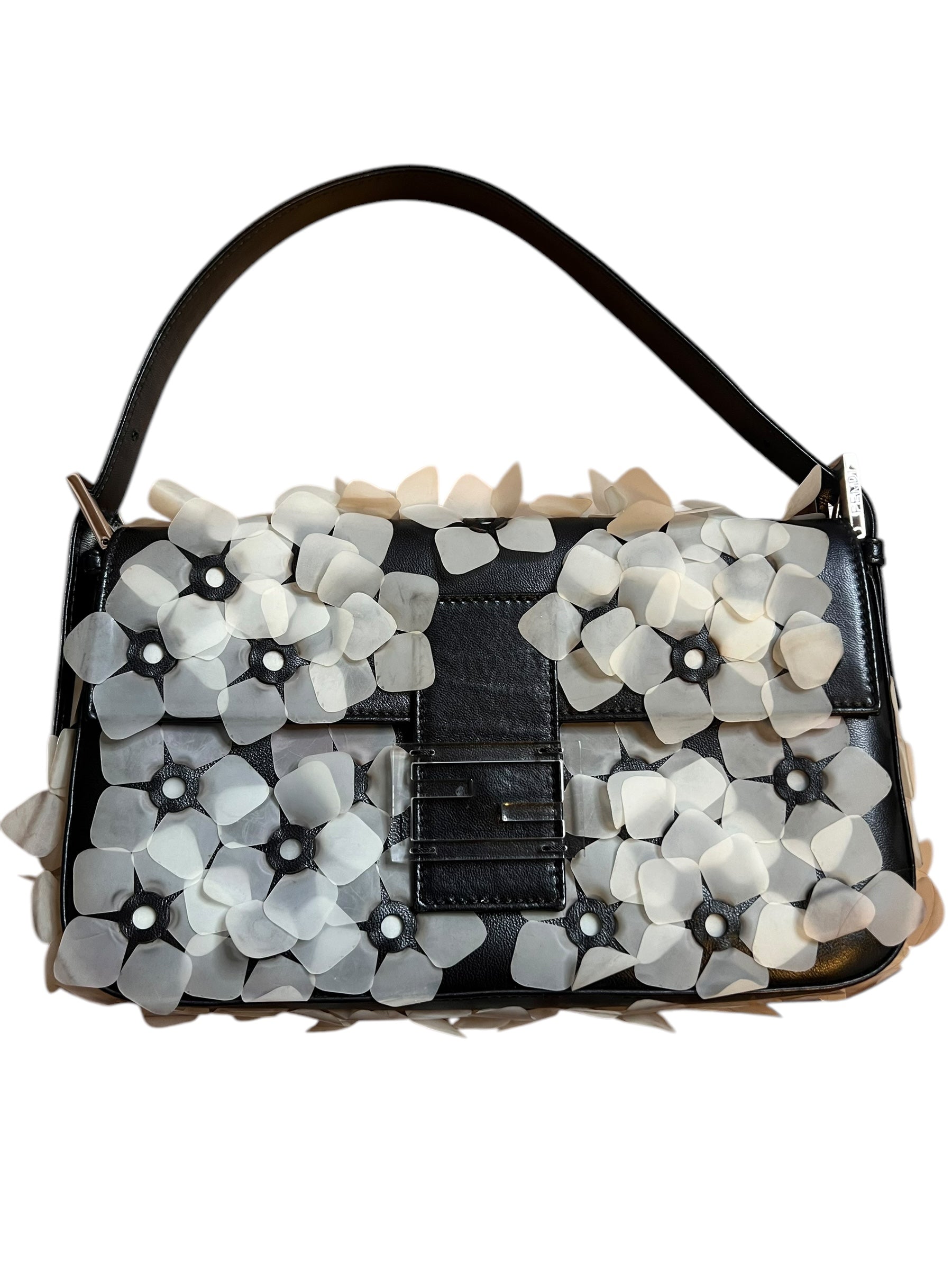 Fendi Floral Applique Baguette DXBK0255