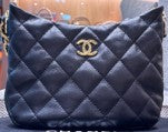 Chanel Small Hobo Lambskin Handbag Ghw