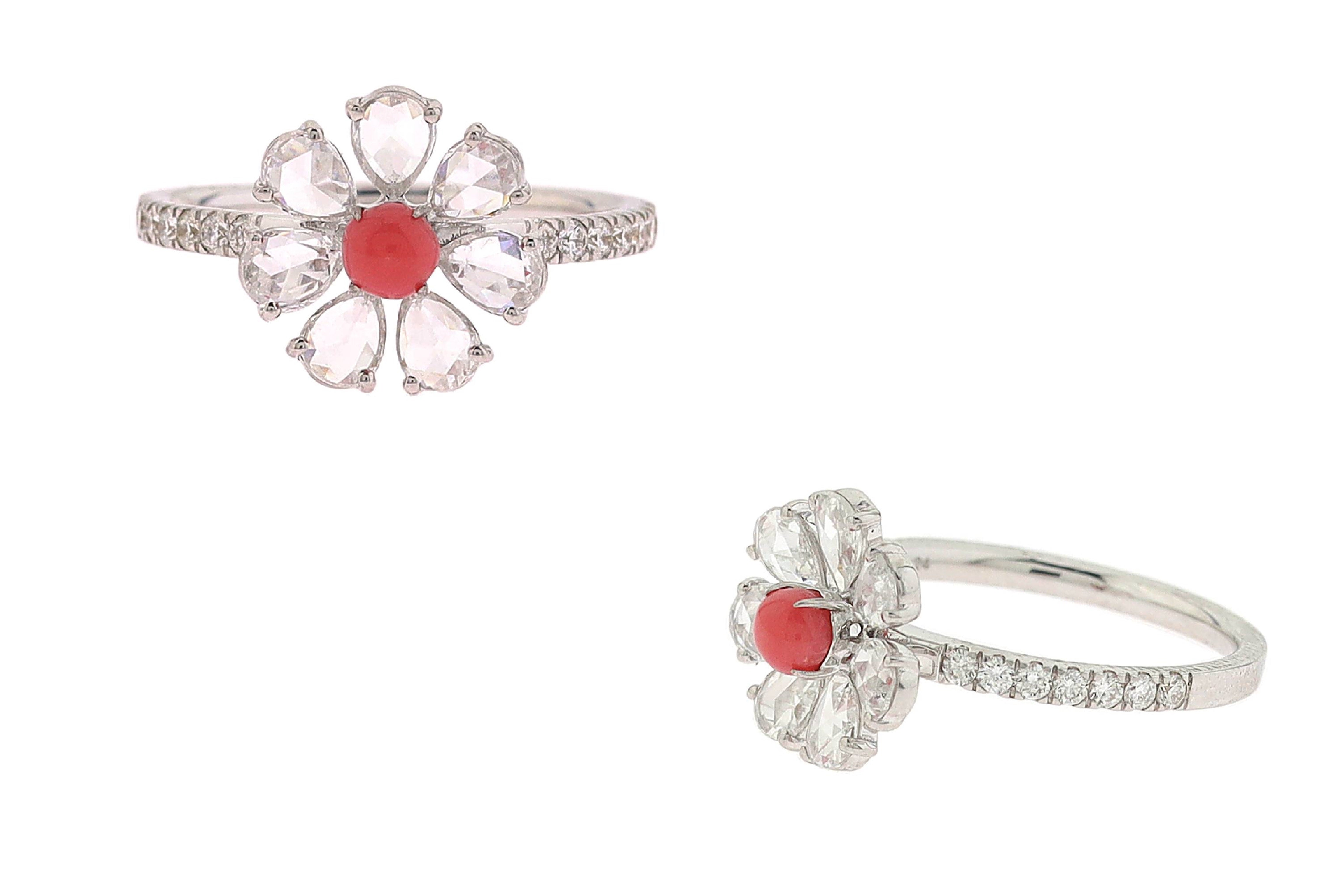1.24 CTEX PEAR RC CONCH PEARL RING R4684