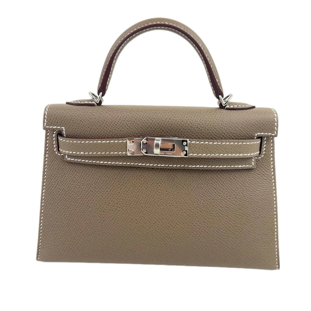 Hermes Kelly 20 Etoupe Epsom PHW #W SKCB-126369