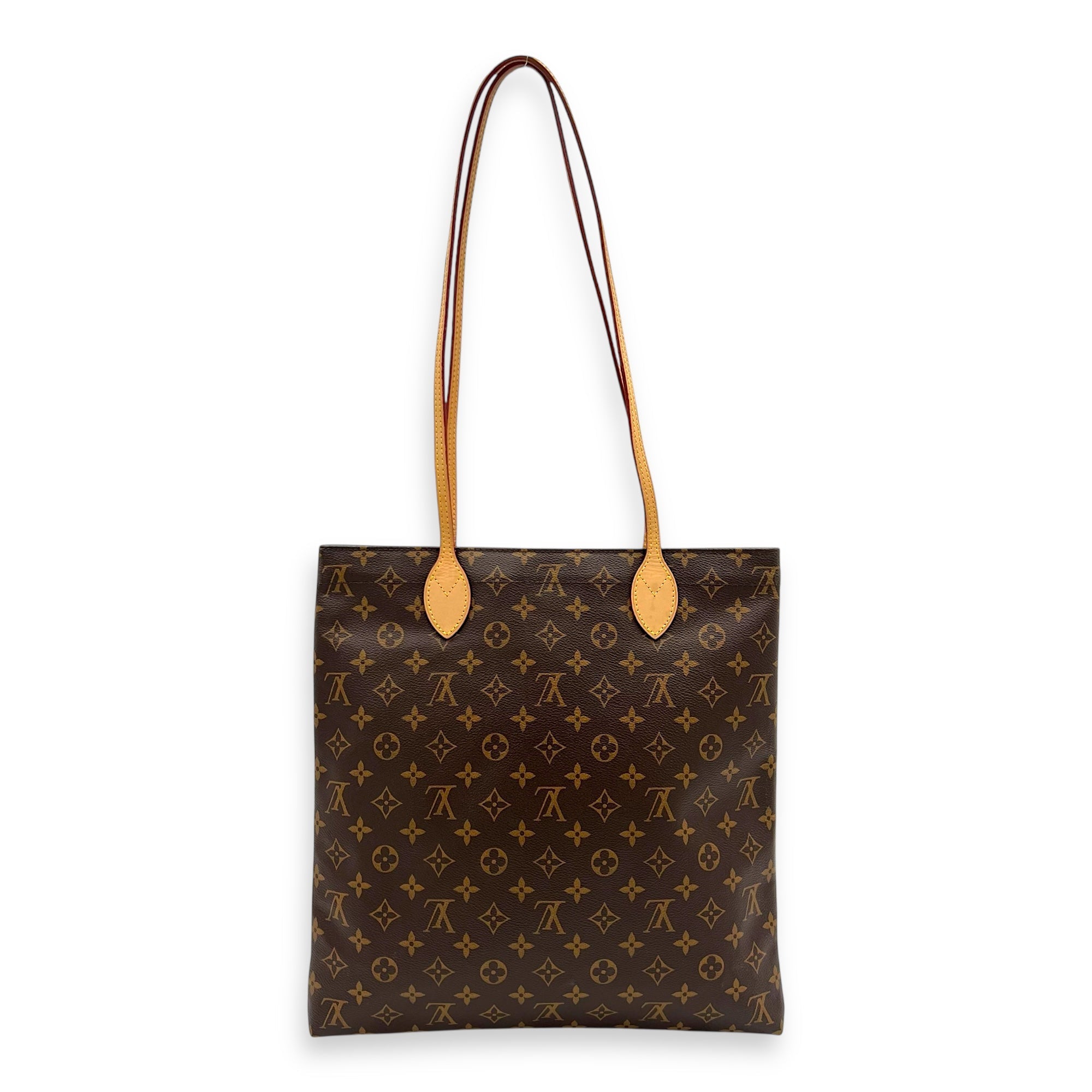 Louis Vuitton Carry It Shoulder Bag Brown in Monogram Coated Canvas, Gold hardware S2510-008117AN