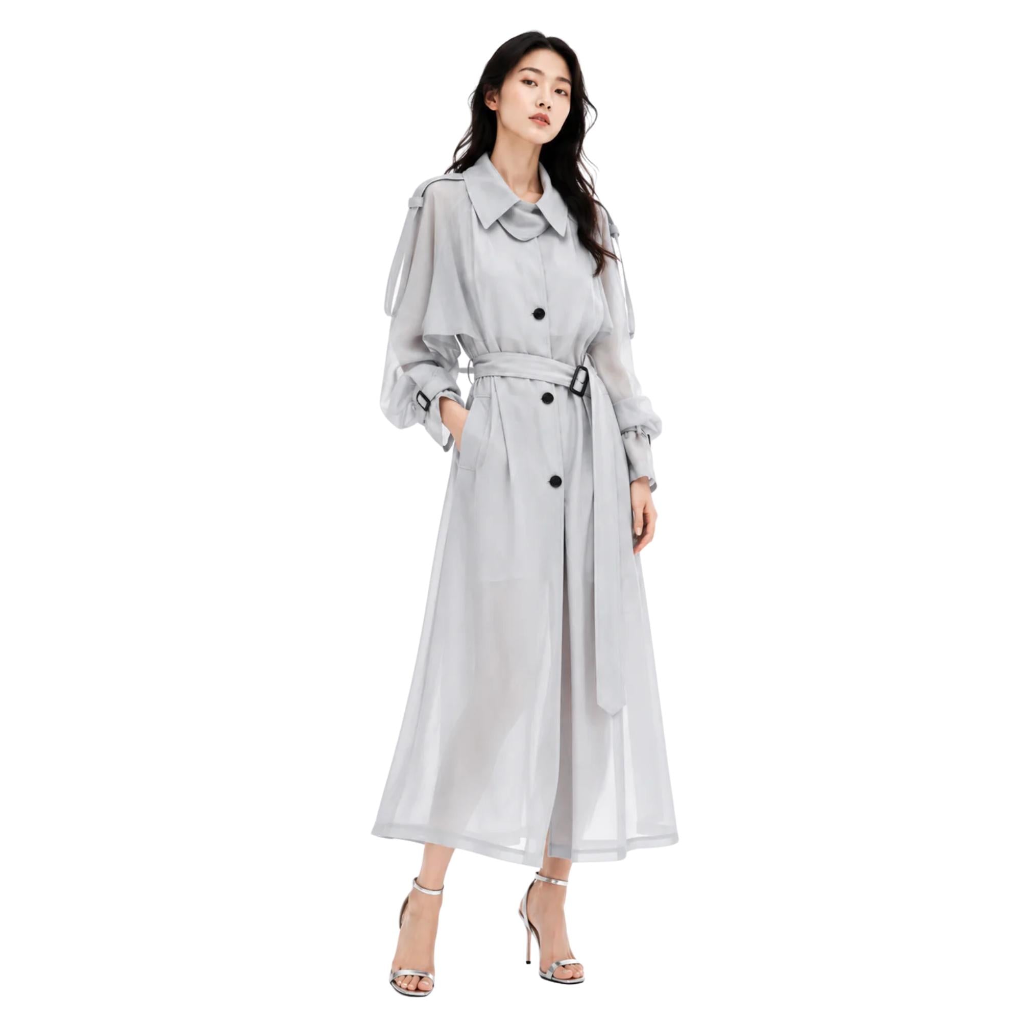 SHEER TRENCH COAT (معطف)”N SEOUL"