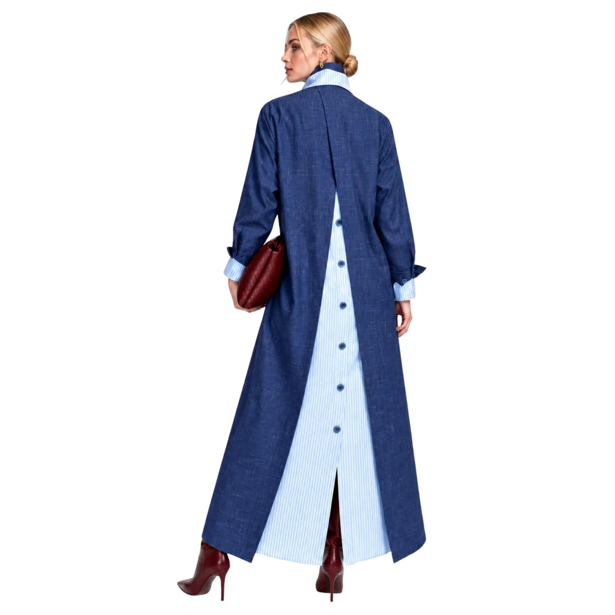 STATEMENT A-LINE SHIRT DRESS فستان “MASHA”