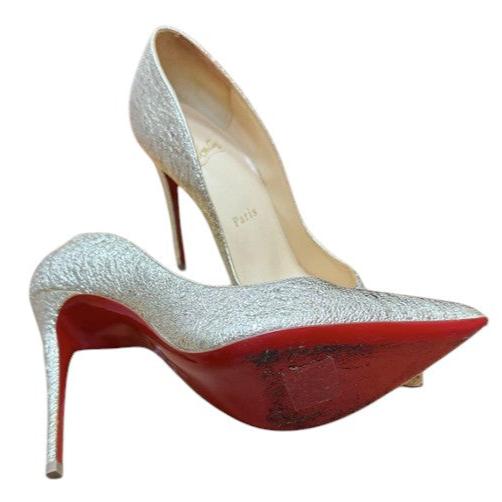 26. Christian Louboutin Glittter Mini Specchio Iriza Pumps - 36