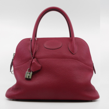 80. Hermes Bolide MM K1 Rouge Grenat Phw X Tamp