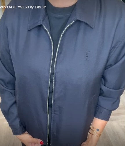 YSL Yves Saint Laurent Vintage Harrington bomber jacket XX DBXM0044