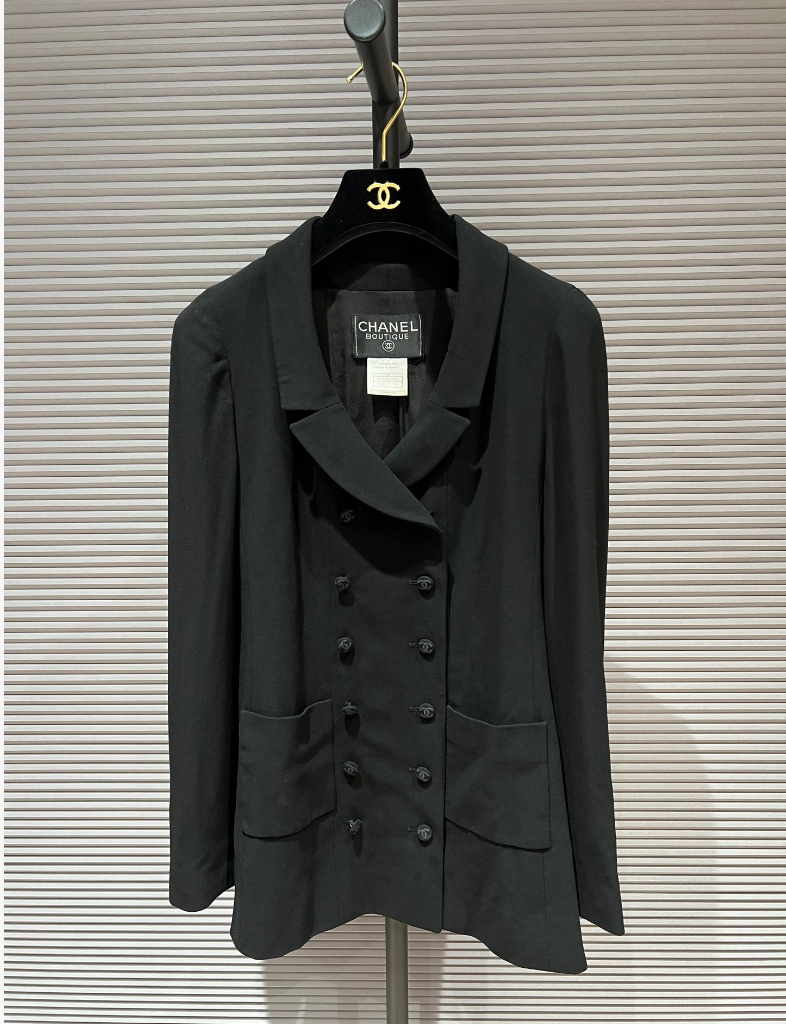 CHANEL 1998 SO BLACK BLAZER FT101445