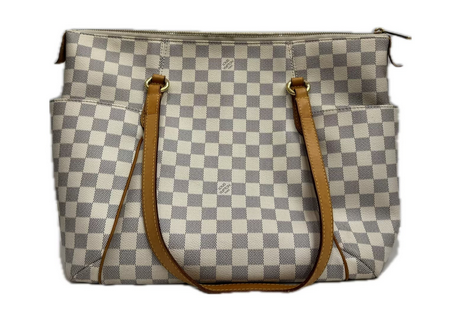 Louis Vuitton Totally MM Damier Azur White Bag