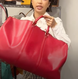 LOUIS VUITTON ー Epi Keepall 50 Red B1106ATZXR