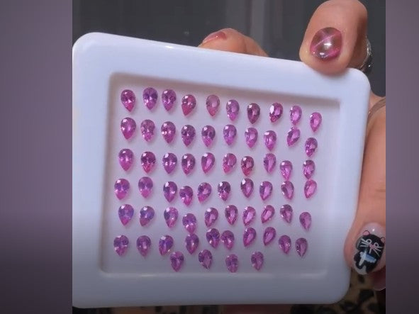 Pink Sapphire 4x6mm DXBS5826