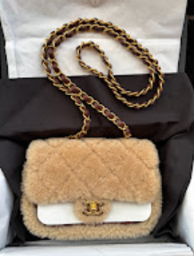 Chanel Classic Flap Teddy GHW Mini Shearling + Lamb ALTC0477