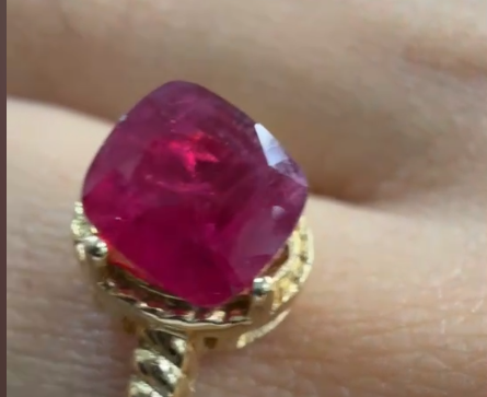 1.60ct Certified No Heat Jegdalek Ruby