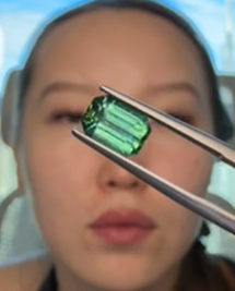 3.47ct  Lagoon Tourmaline Afghan  DXBCS0356