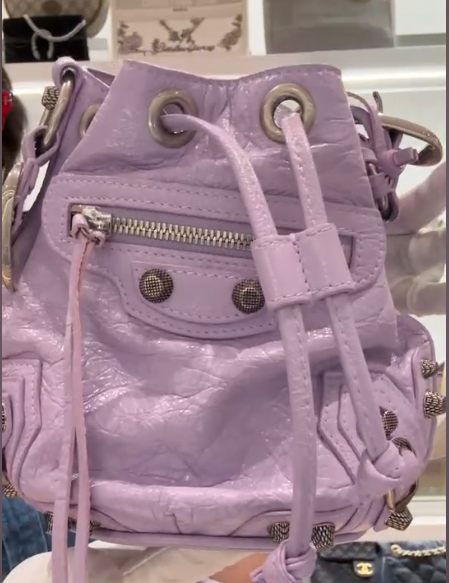 Purple Bucket bag