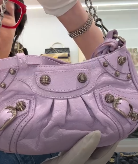 Small purple bag