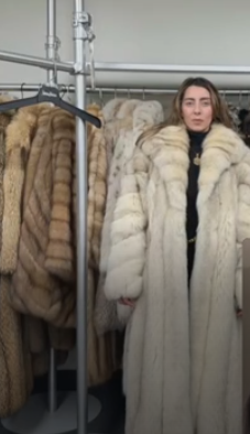 Fox Coat - Beige/Cream GM21062336046