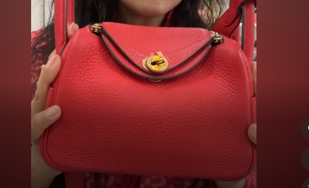 Hermes Mini Lindy Rouge Tomate SYC1629