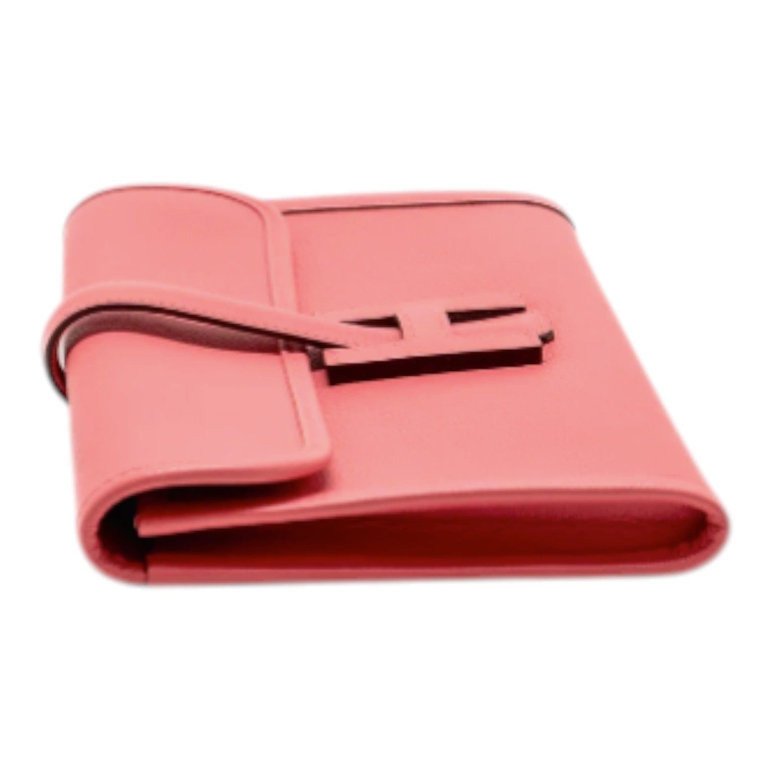 Hermes Jige Elan Clutch Evercolor Rose Azalee
