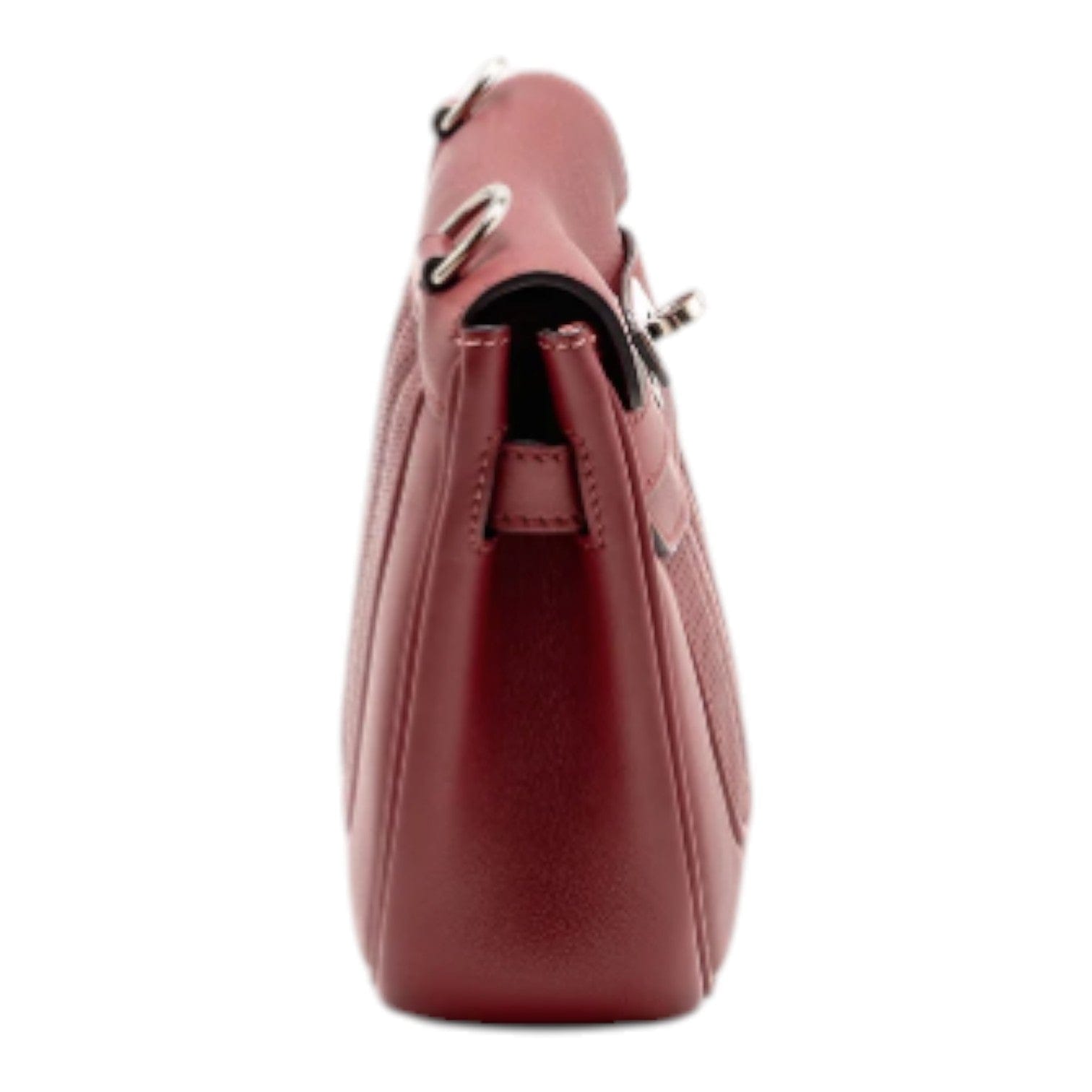 Hermes Berline Mini Swift K1 Rouge Grenat SHW Bag