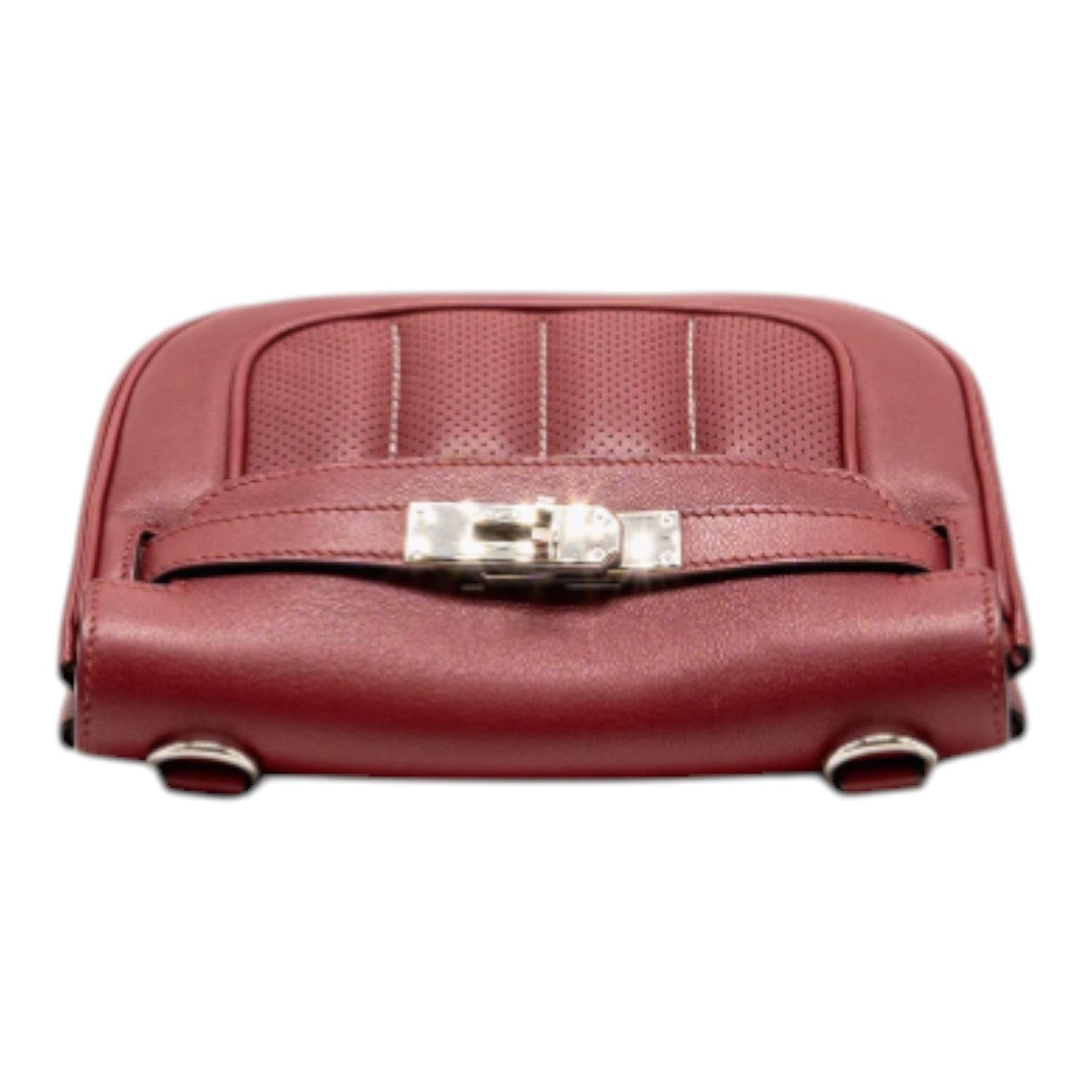 Hermes Berline Mini Swift K1 Rouge Grenat SHW Bag