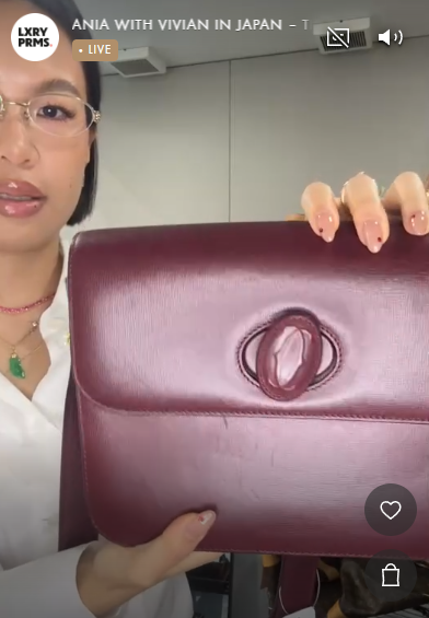CARTIER Must Shoulder Bag Leather Bordeaux B0107GWT6N