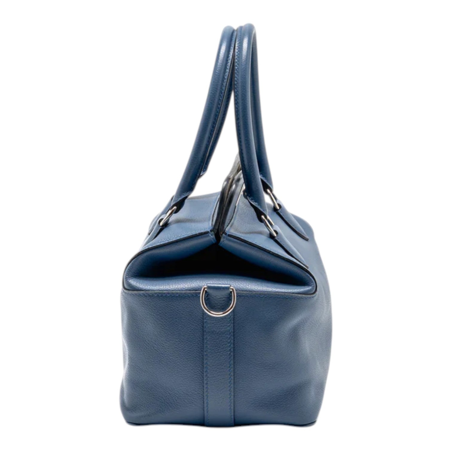 Hermes Toolbox 20 Evercolor Blue / Light Grey SHW