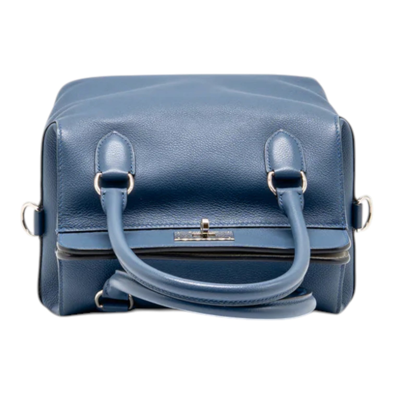 Hermes Toolbox 20 Evercolor Blue / Light Grey SHW