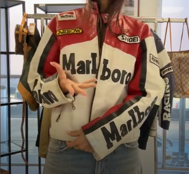 Marlboro Red Leather Jacket  ANC1727
