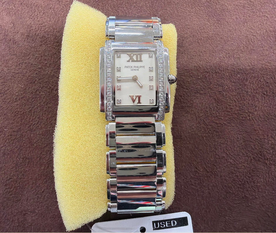 PATEK PHILIPPE 24 White Face 4910/10A-011 Stainless Steel Watch  2700041294007