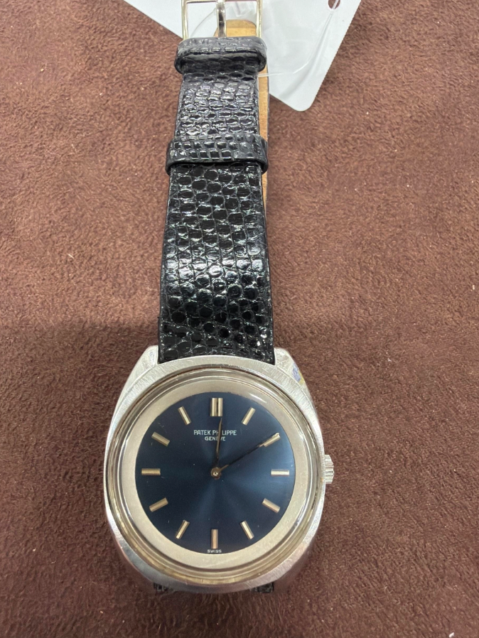 Patek Philippe Vintage Calatrava Style Watch
Blue Face 3579/1A-200 Calf Watch  2700042294907