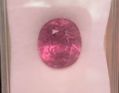 Copper Bearing Paraiba Pink P-67 15.18cts DXBCD1678