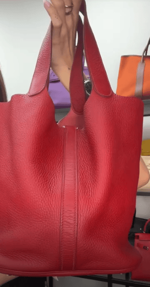 H26040867 Hermes Rouge Tomate Clemence