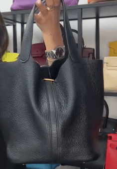 H26041085 Hermes Picotin Lock M Black Taurillon