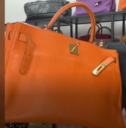 IB26040128 Hermes Kelly 35 Orange Togo PHW