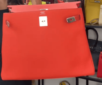 H26020030 Hermes Kelly 35 Capucine Togo