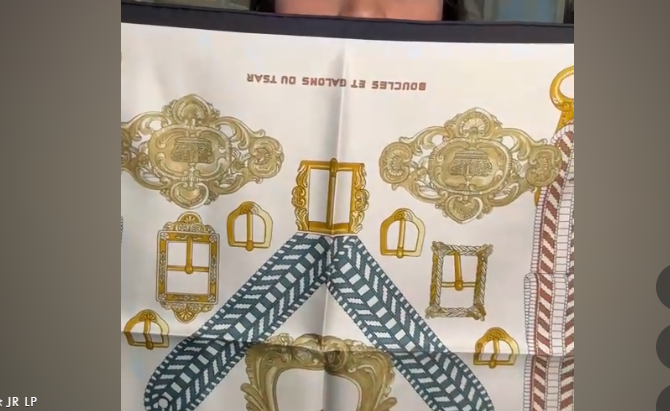 Hermes multi coloured scarf 45x45cm ALC4172