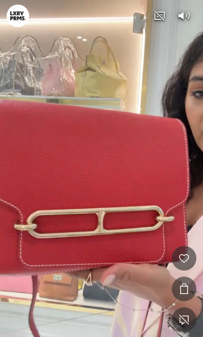 Hermes Roulis 23 Rouge Casaque SYC1697