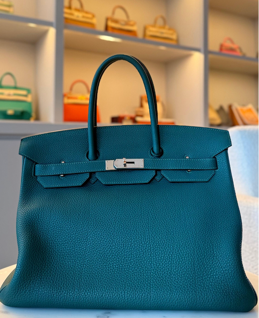 Birkin 35 Green Malachite  AGC3541
