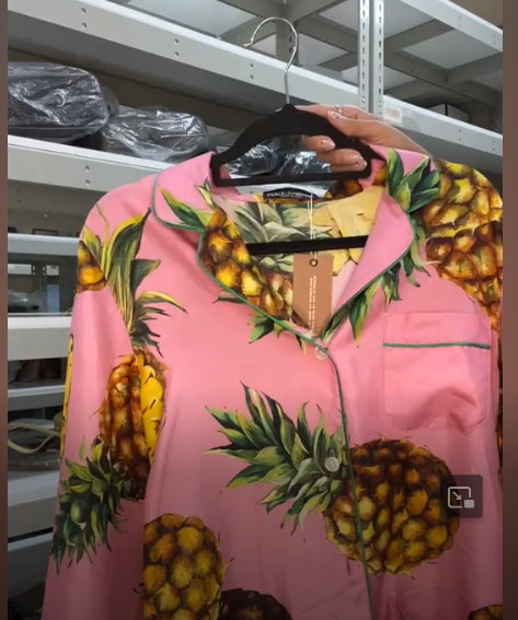 D&G Pineapple Shirt  ALC3733