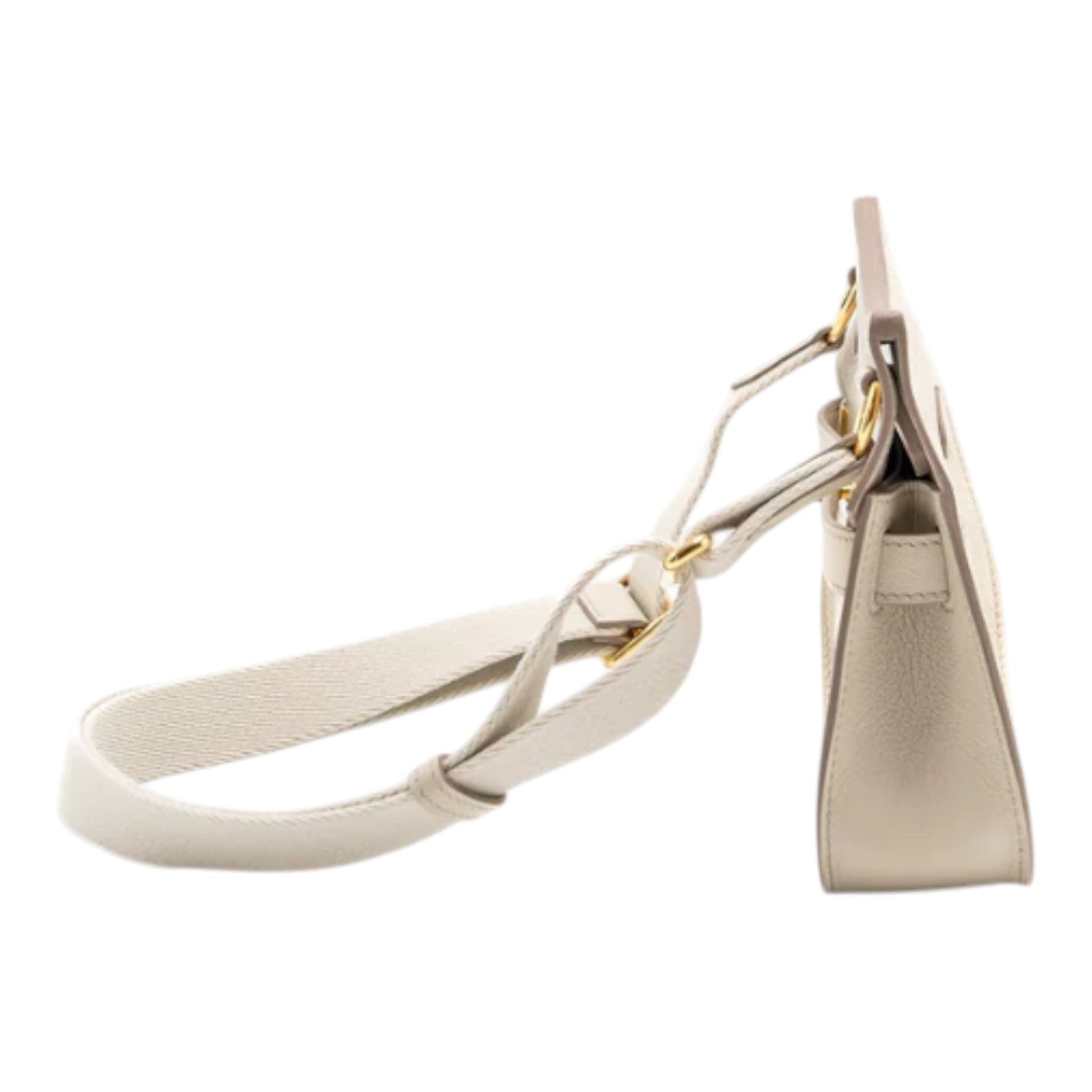 Hermes Mini Jypsiere in Evercolor Beton with GHW