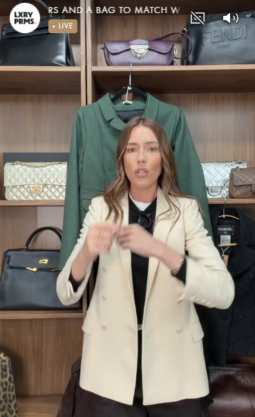 Gucci Cream Double Breasted Blazer ALC3722